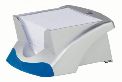Подставка Durable 7714-23 Vegas для бумажного блока бумажный куб 500 листов 90x90мм серебристый пластик