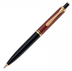 Ручка шариковая Pelikan Souveraen K 400 (PL904995) черный/красный M черные чернила подар.кор.