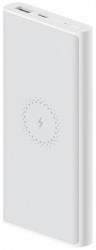 Мобильный аккумулятор Xiaomi Mi Wireless Power Bank Essential Li-Pol 10000mAh 3A+2.4A белый 1xUSB беспроводная зарядка