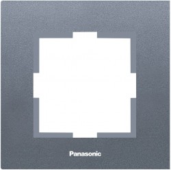 Рамка Panasonic Karre Plus WKTF08012DG-RU декоративная 1x пластик дымчатый (упак.:1шт)