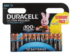 Батарея Duracell Ultra Power LR03-12BL MX2400 AAA (12шт)