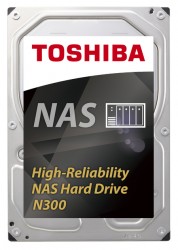 Жесткий диск Toshiba SATA-III 4Tb HDWQ140UZSVA NAS N300 (7200rpm) 128Mb 3.5" Bulk