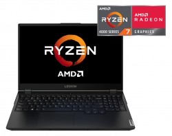 Ноутбук Lenovo Legion 5 15ARH05 Ryzen 7 4800H/16Gb/SSD256Gb/NVIDIA GeForce GTX 1650 4Gb/15.6"/IPS/FHD (1920x1080)/Windows 10/black/WiFi/BT/Cam