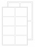 Этикетки Avery Zweckform Living 62025 47.5x35мм 6шт на листе/70г/м2/4л./белый самоклей. универсальная