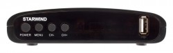 Ресивер DVB-T2 Starwind CT-100 черный