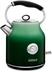 Чайник электрический Kitfort КТ-679-2 1.7л. 2200Вт зеленый (корпус: нержавеющая сталь)