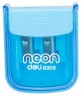 Точилка для карандашей ручная Deli ER00500 Neon 2 отверстия пластик ассорти дисплей