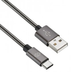 Кабель Digma USB A(m) USB Type-C (m) 1.2м черный