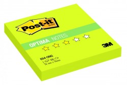 Блок самоклеящийся бумажный 3M Post-it Optima Весна 654-ONG 7100041124 76x76мм 100лист. неон салатовый